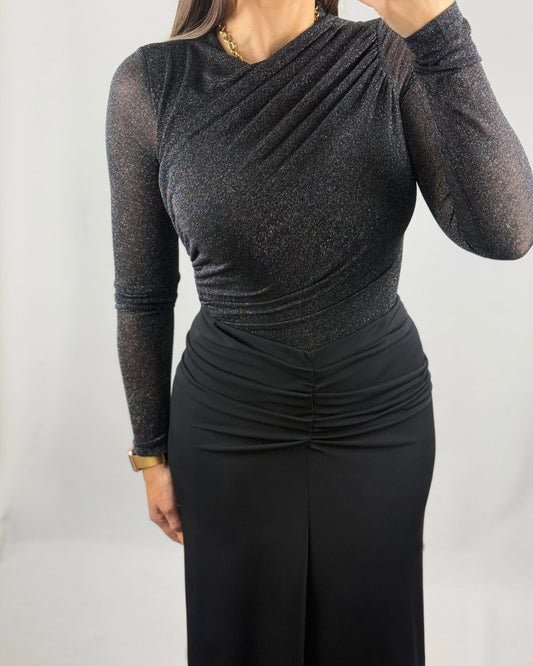 BODY LUREX NEGRO LUM