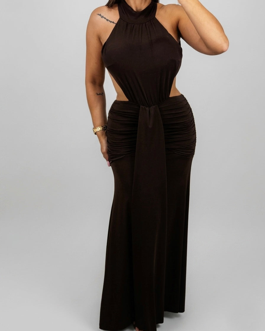 VESTIDO ELEGANCE CHOC