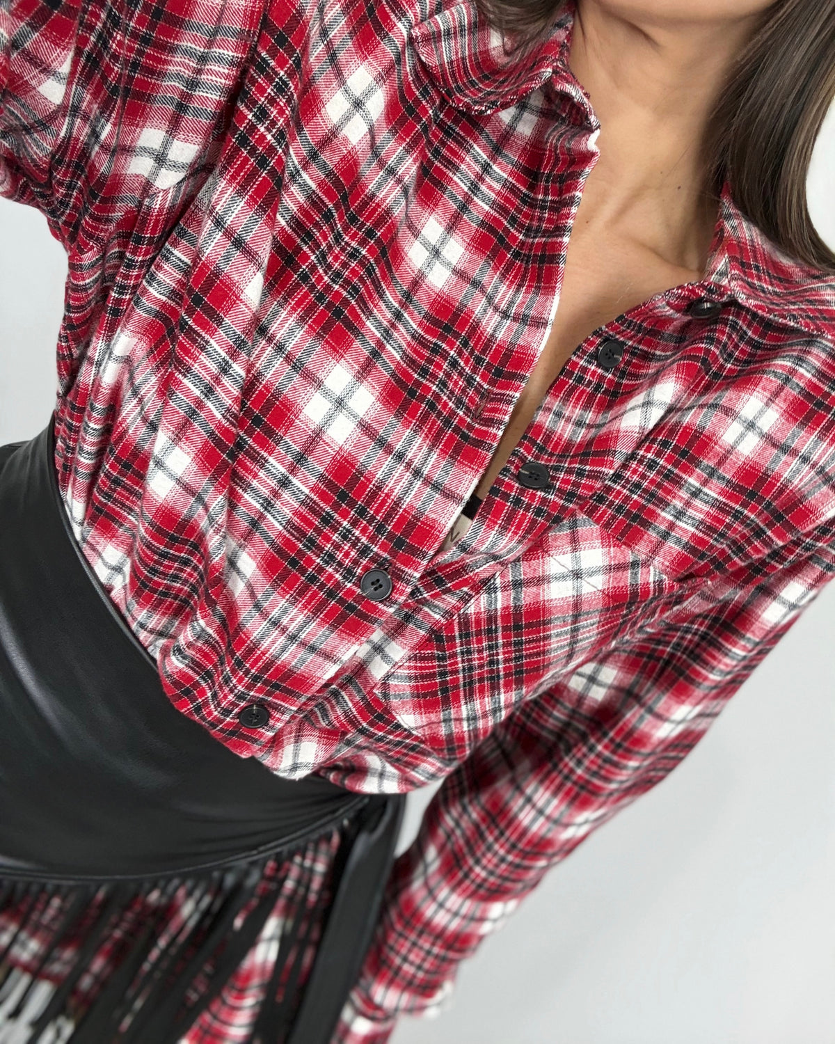 CAMISA CUADROS RED LUMINA