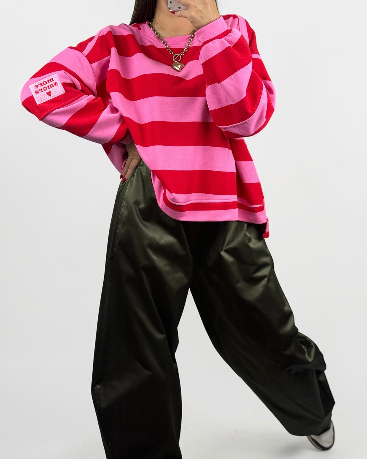 SUDADERA MORE AMORE