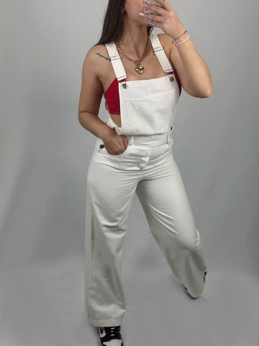 PETO DENIM BLANCO LUMINA