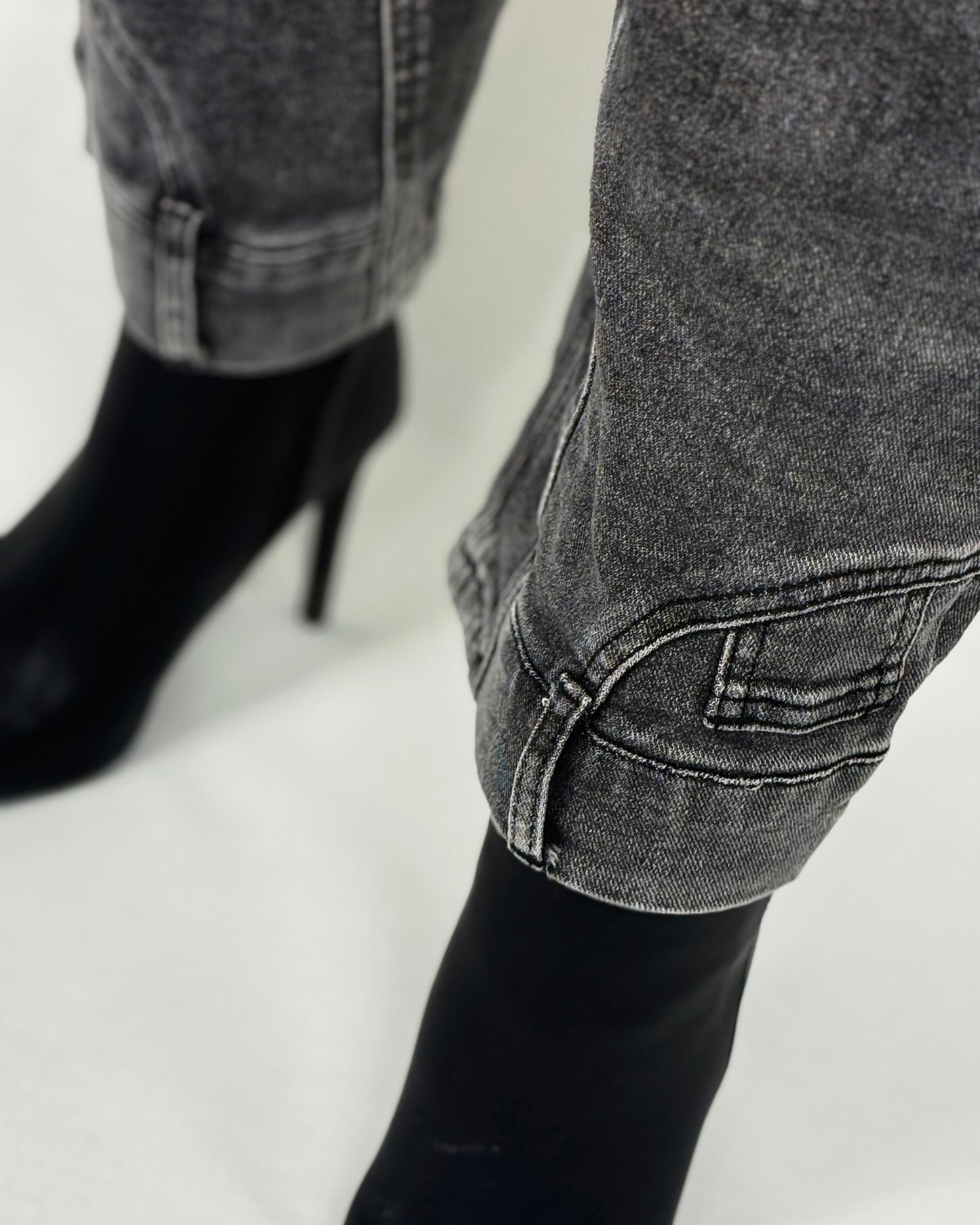 JEANS BALLOON GRIS