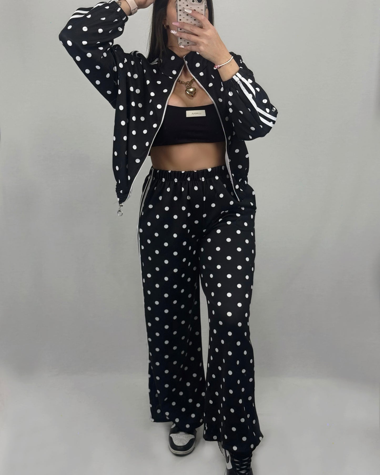 CONJUNTO AD LUNARES BLACK