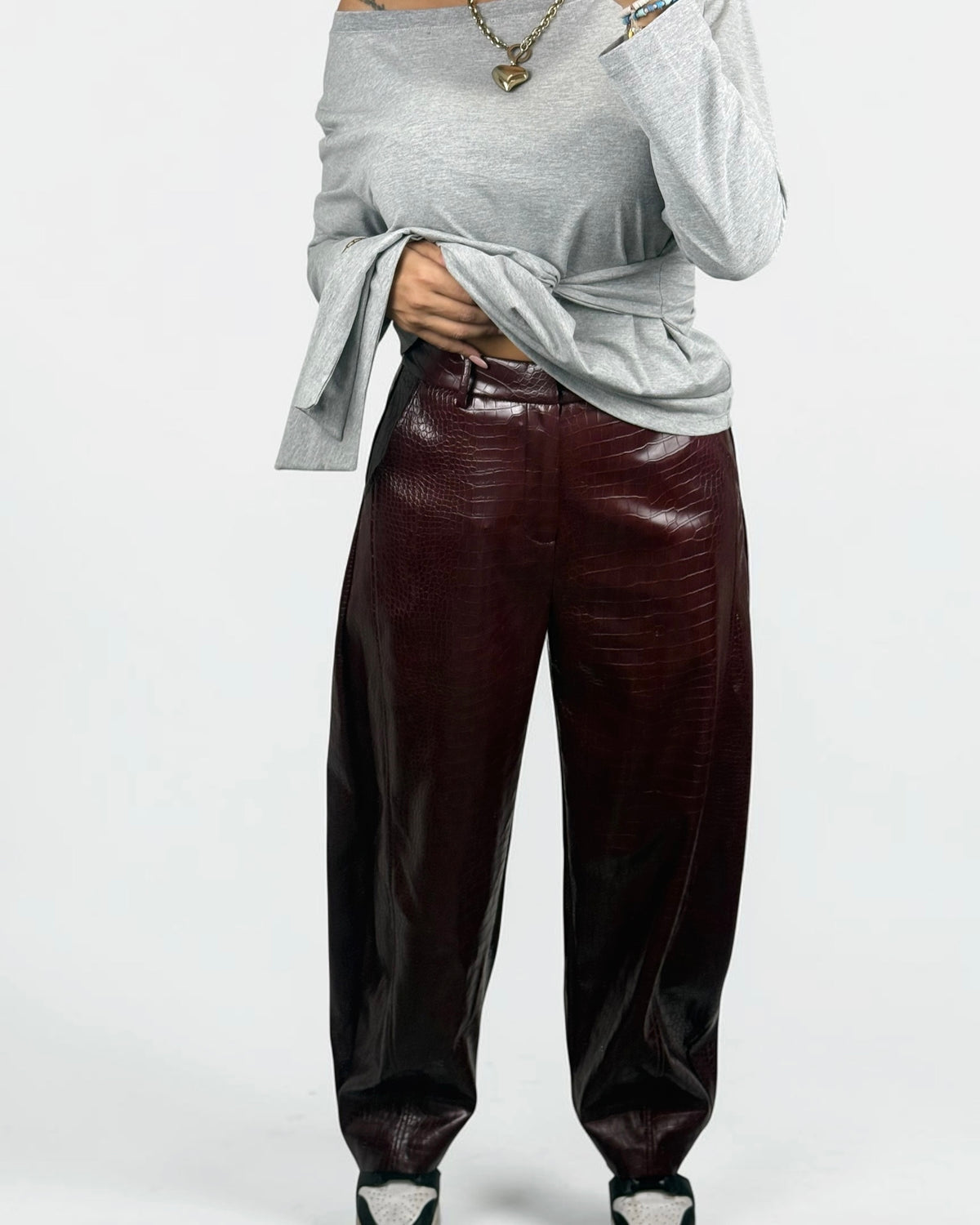 PANTALÓN COCO BURDEOS LUMINA