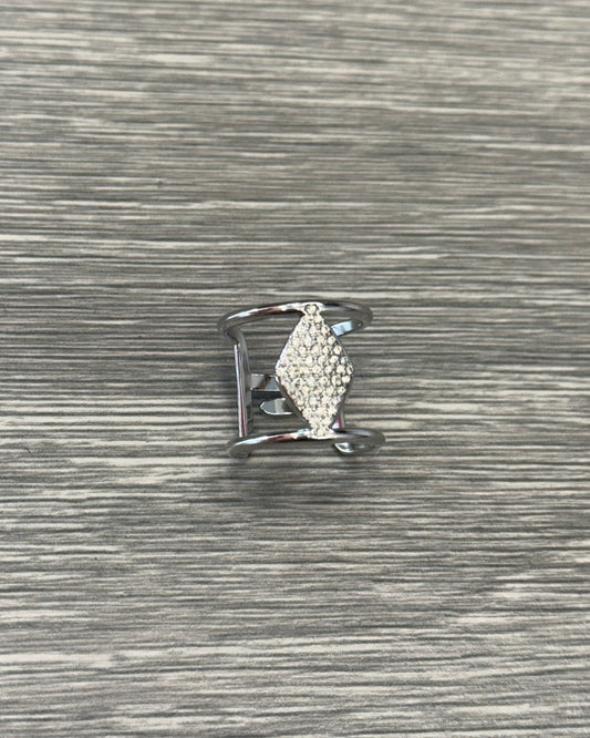 ANILLO ROMBO SILVER