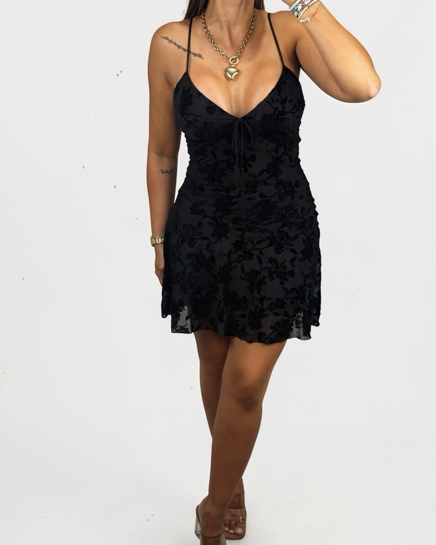 VESTIDO FLORE BLACK