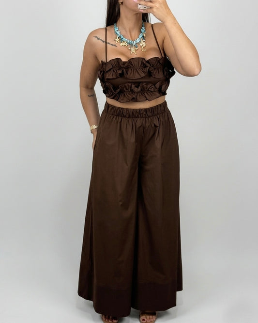PANTALÓN ELEF MARRÓN LUM