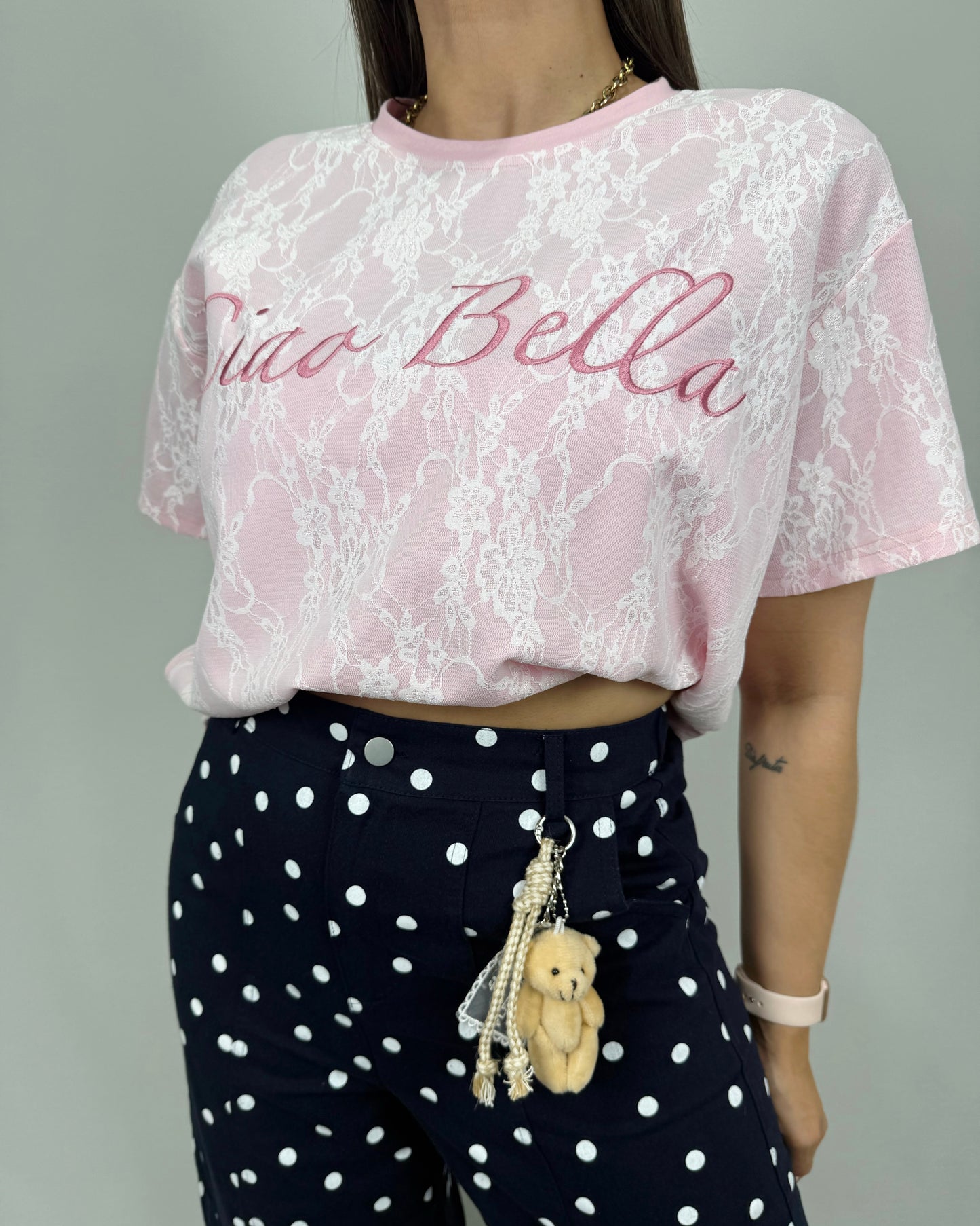 CAMISETA ENCAJE BELLA