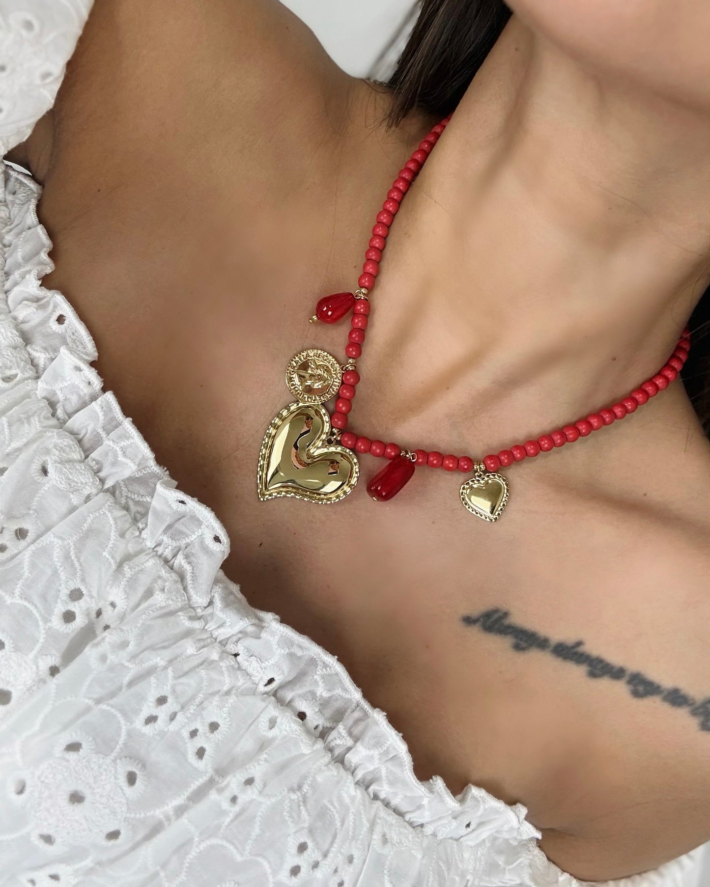 COLLAR CORA RED