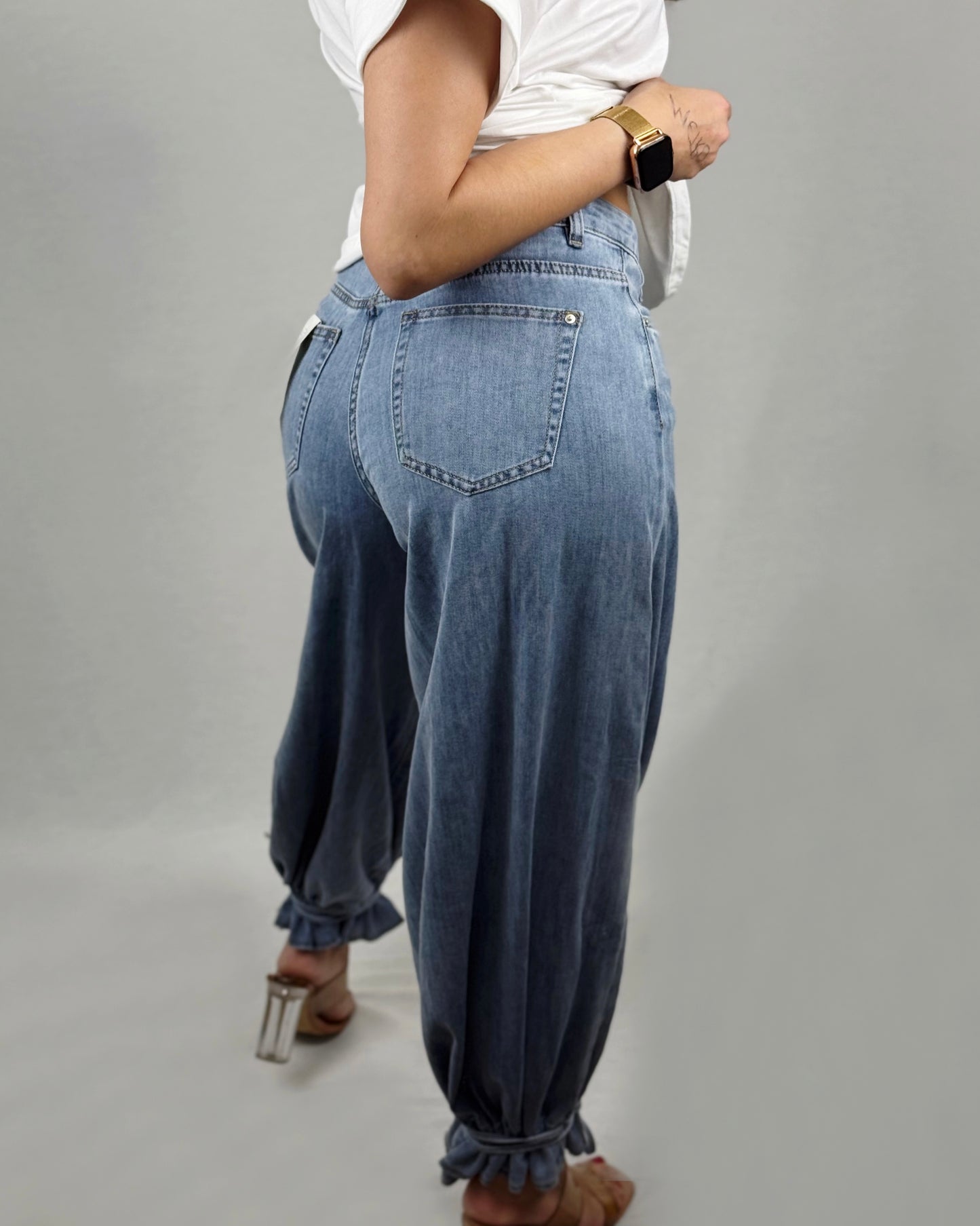 PANTALÓN LAZ AJUSTABLE DENIM