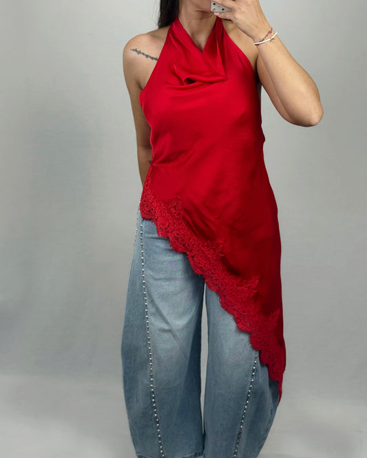 PANTALÓN DENIM TACHUELAS