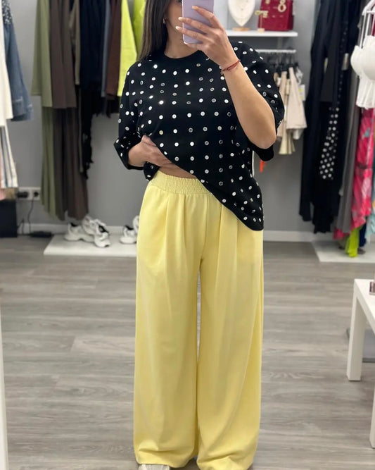 PANTALÓN SPORT AMARILLO LUM