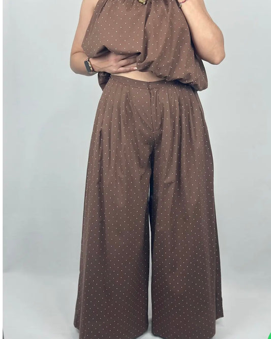 CONJUNTO LUNARES MARRÓN LUM
