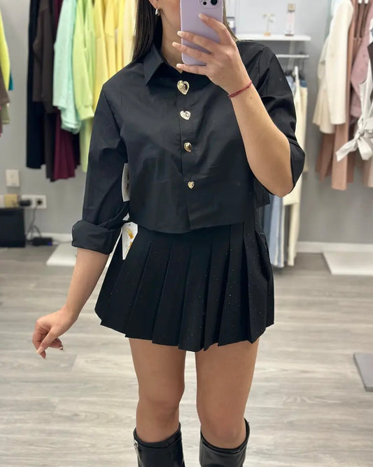 CAMISA POPELIN CORAZONES