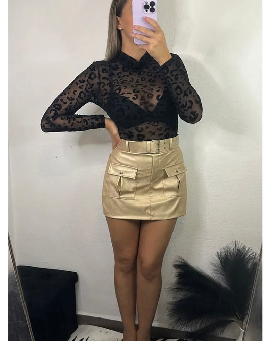FALDA/PANTALÓN ORO