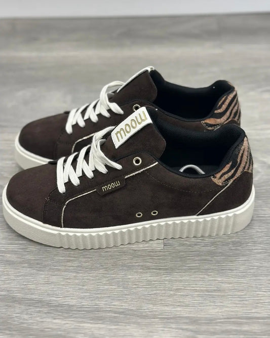 ZAPATILLAS MARRÓN CEBRA