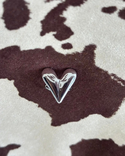ANILLO CORAZÓN PLATA