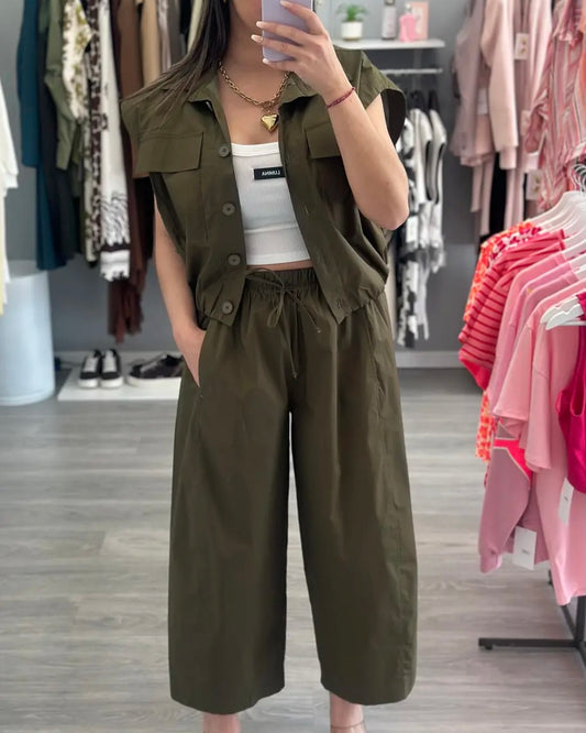 PANTALÓN VERDE CAZA LUM