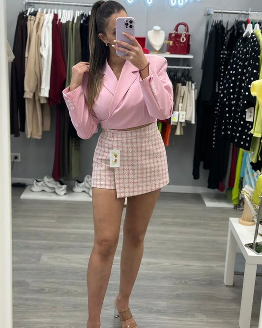 FALDA/PANTALÓN CUADROS LUM