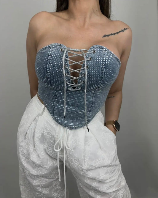 CORSET STRASS