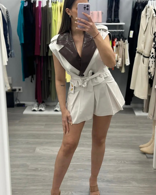 SHORT TABLAS BLANCO LUM