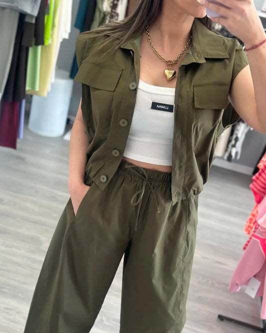 CHALECO VERDE LUM