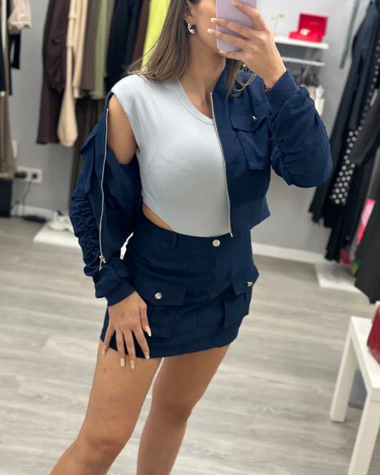 BODY TIRO ALTO AZUL