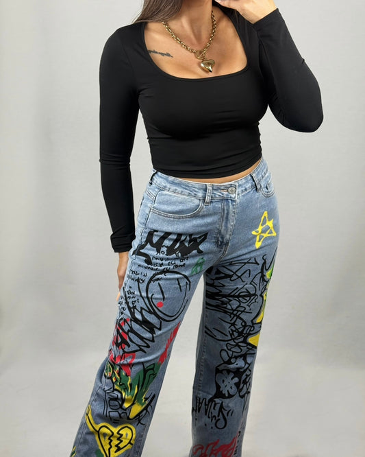 TOP LICRA FRIA NEGRO