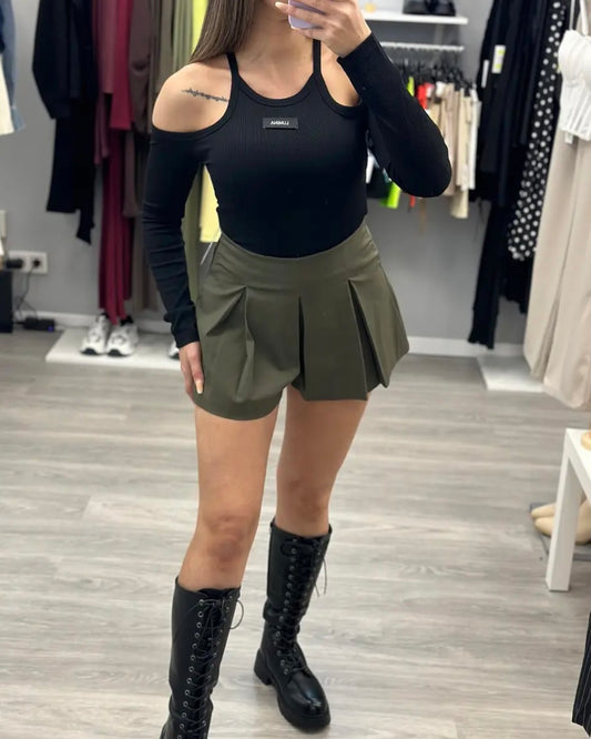 SHORT VERDE CAZA LUM