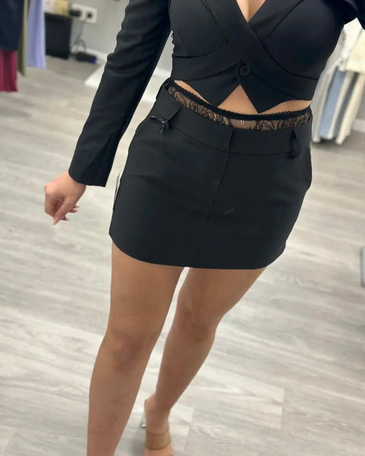 FALDA ENCAJE LUM