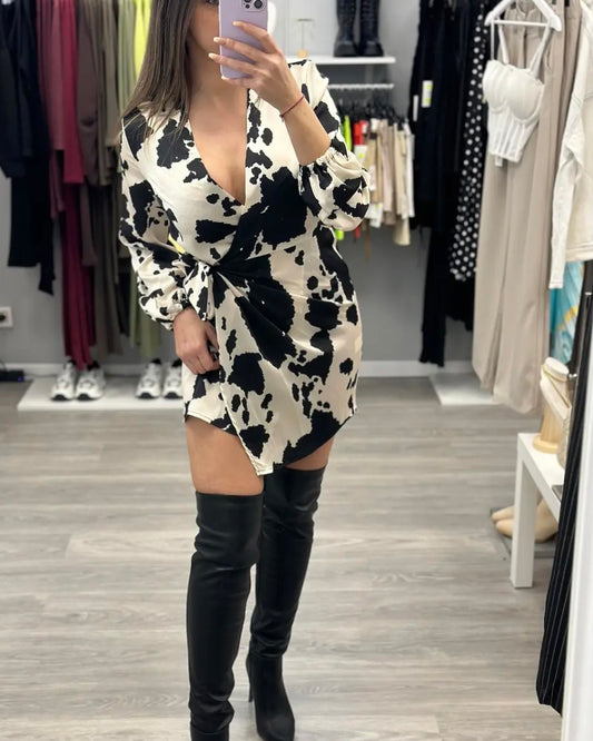 VESTIDO RASO VACA