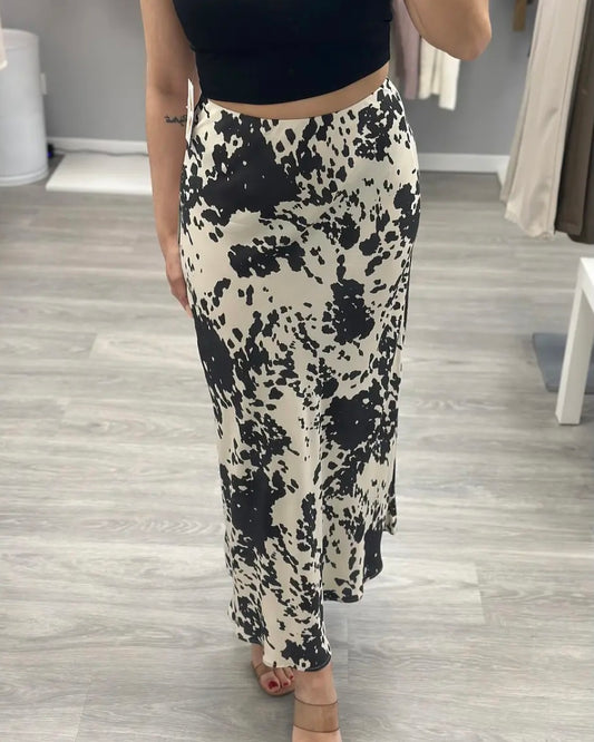 FALDA COW NEGRA LUM